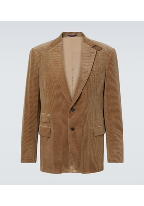 Ralph Lauren Purple Label Kent cotton and cashmere corduroy blazer
