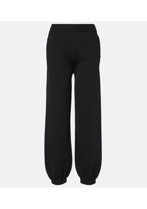 Max Mara Tirreno crepe barrel-leg pants
