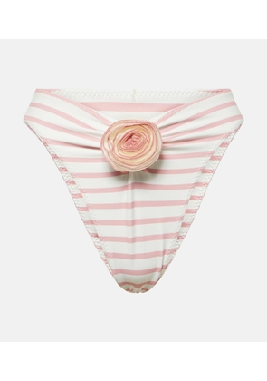 Same Rose floral-applique bikini bottoms
