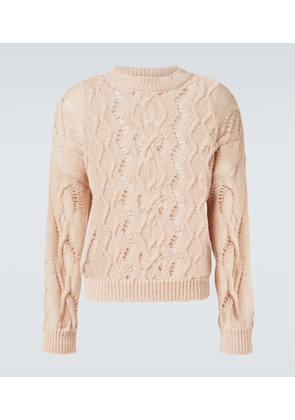 Our Legacy Cable Sonar Roundneck wool sweater