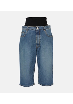 Alaia Cropped barrel-leg jeans