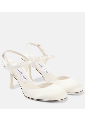 Jimmy Choo Pixie 80 satin pumps