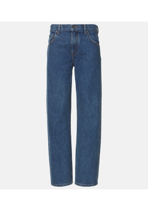 Khaite Kerrie mid-rise wide-leg jeans