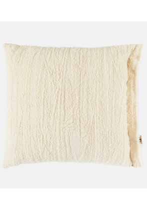 The House of Lyria Biplex wool and cotton-blend cushion