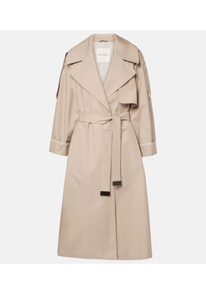 Max Mara Oversized twill trench coat