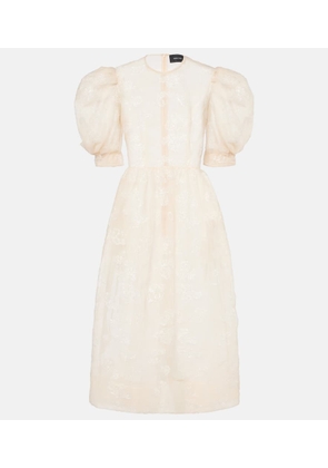 Simone Rocha Embroidered midi dress