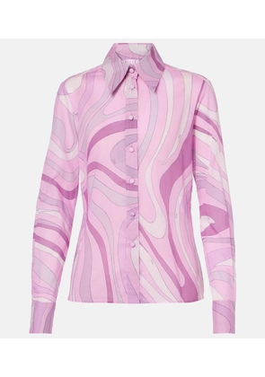 Pucci Orchidee cotton muslin shirt