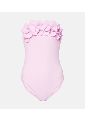 Karla Colletto Floral bandeau swimsuit