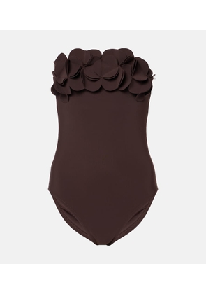 Karla Colletto Tess floral bandeau swimsuit