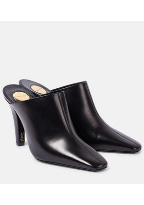Saint Laurent Jill 95 leather mules