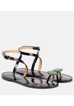 Amanu Kigali embeliished leather sandals