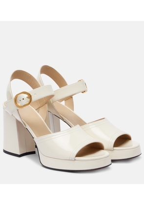 Valentino Garavani Fawcette 100 leather platform sandals