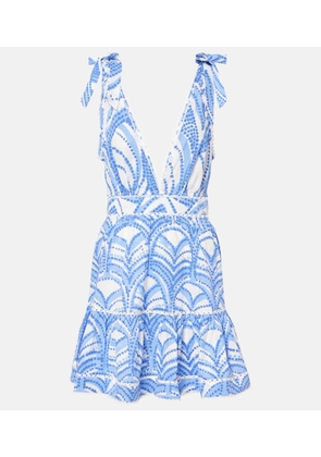 Poupette St Barth Cara printed minidress