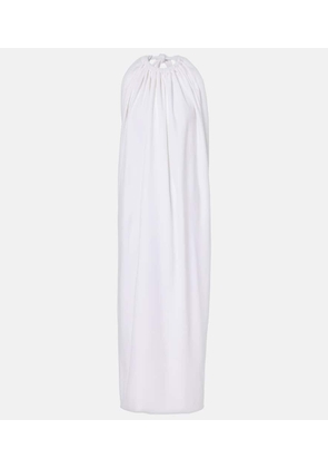 Sportmax Alceste draped halterneck maxi dress
