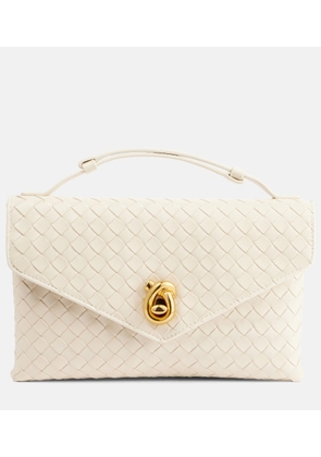 Bottega Veneta Knot Lock Intrecciato leather crossbody bag