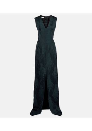 Dries Van Noten Floral jacquard gown