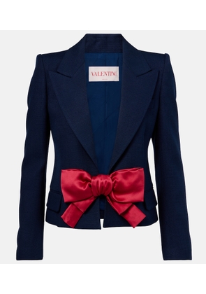 Valentino Bow-detail blazer
