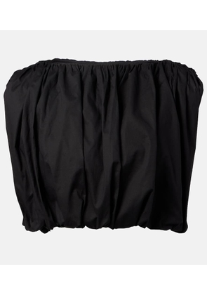 Adriana Degreas Inamorata cotton-blend crop top