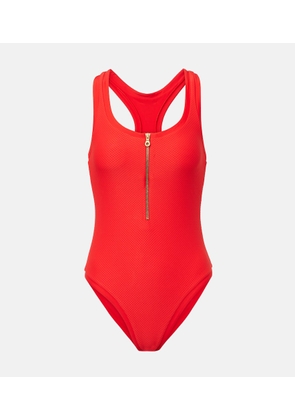 Heidi Klein Zip-up racerback swimsuit