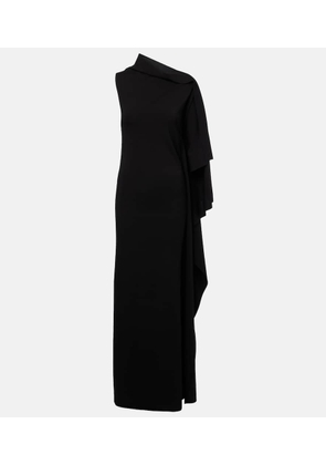 Sportmax Draped asymmetric maxi dress