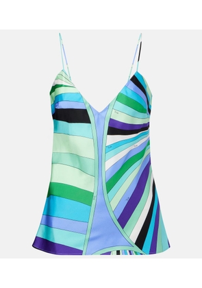 Pucci Iride silk satin camisole