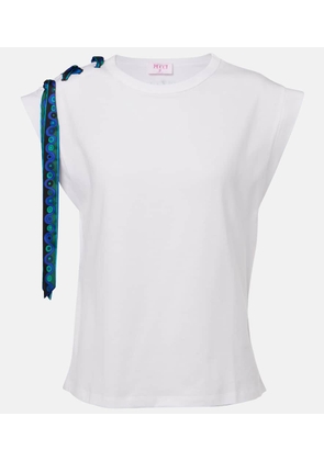 Pucci Iride-detail cotton T-shirt