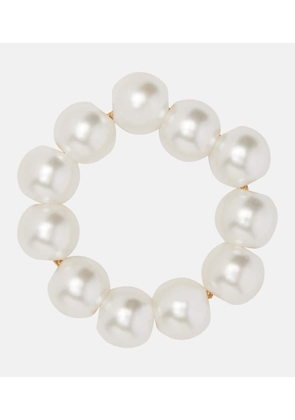 Jennifer Behr Henley faux pearl scrunchie