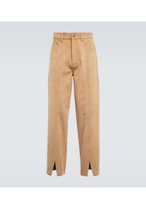 Nanushka Regenerated leather suede pants