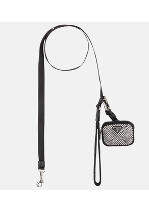 Prada Embellished nylon dog leash
