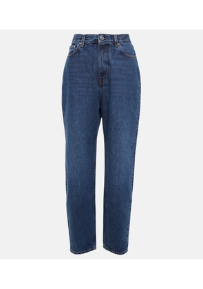 Toteme High-rise tapered jeans