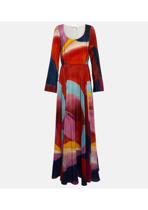 Chloe Printed silk maxi dress