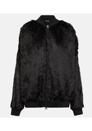 Tom Ford Faux-fur bomber jacket
