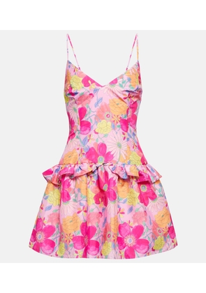 LoveShackFancy Fabienne ruffled minidress