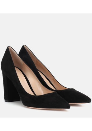 Gianvito Rossi Piper 85 suede pumps
