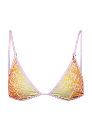 Stella McCartney Printed triangle bikini top