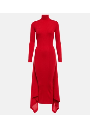 Alaia Cashmere and silk midi dress