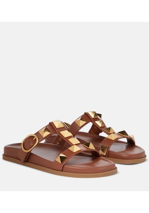 Valentino Garavani Roman Stud leather slides