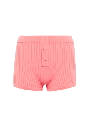 Live The Process Boy ribbed-knit shorts