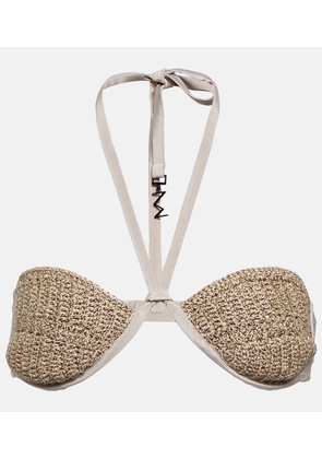 The Mannei Lima crochet silk-blend bra top