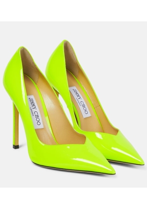 Jimmy Choo Casse 100 patent leather pumps