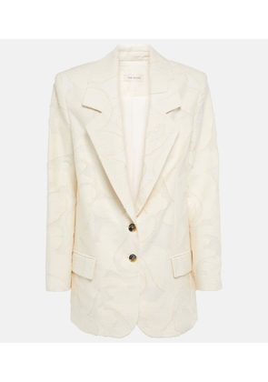 The Mannei Caen jacquard cotton blazer