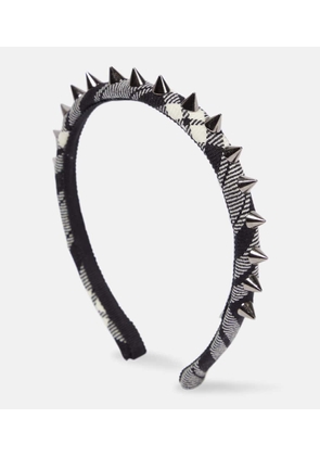 Alessandra Rich Spike embellished headband