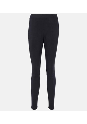 Max Mara Leisure Ebe faux suede slim pants