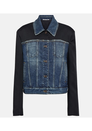 Stella McCartney Twill-paneled denim jacket