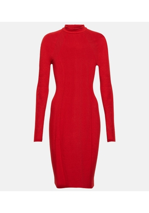 Wolford x Simkhai logo jersey minidress