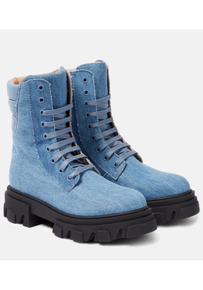Gia Borghini Gia 35 denim combat boots