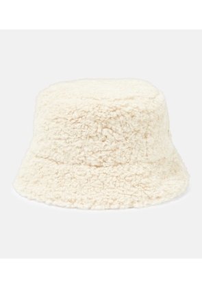 Stella McCartney Faux shearling bucket hat