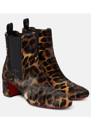 Christian Louboutin Turelastic leather ankle boots