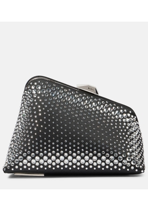 The Attico Midnight Mini embellished clutch