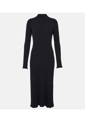 Proenza Schouler Carmen ribbed-knit high-neck midi dress